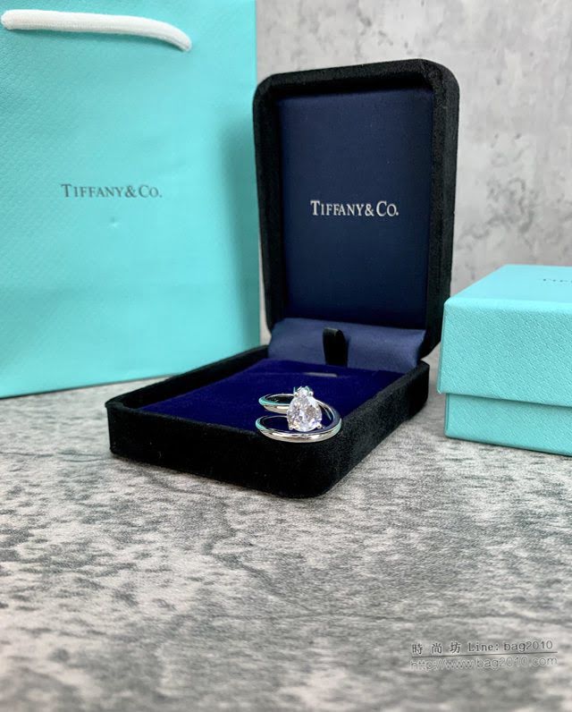 Tiffany飾品 蒂芙尼女士專櫃爆款女戒指 Tiffany水晶鑽戒  zgt1764